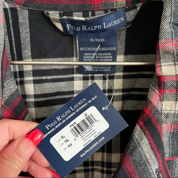 Polo Ralph Lauren Men’s Plaid Pajama Top Size XL - Picture 3 of 9